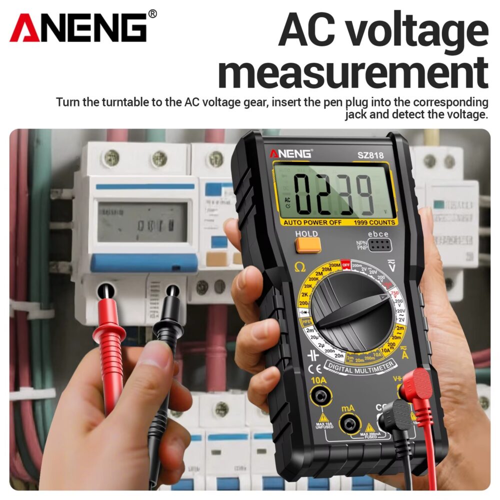 Multimetru digital ANENG SZ818