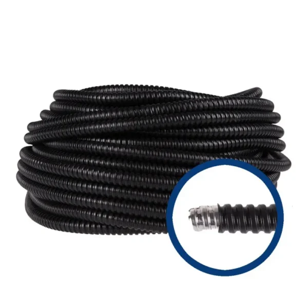 Copex metalic 21mm cu izolație PVC flexibil