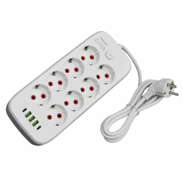 Acasa 69 Panouri Fotovoltaice si Accesorii Prelungitor Multifuncțional 8 Prize cu USB