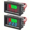 Voltmetru indicator stare baterie 12–60V
