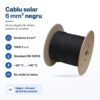 cablu solar 6mm negru