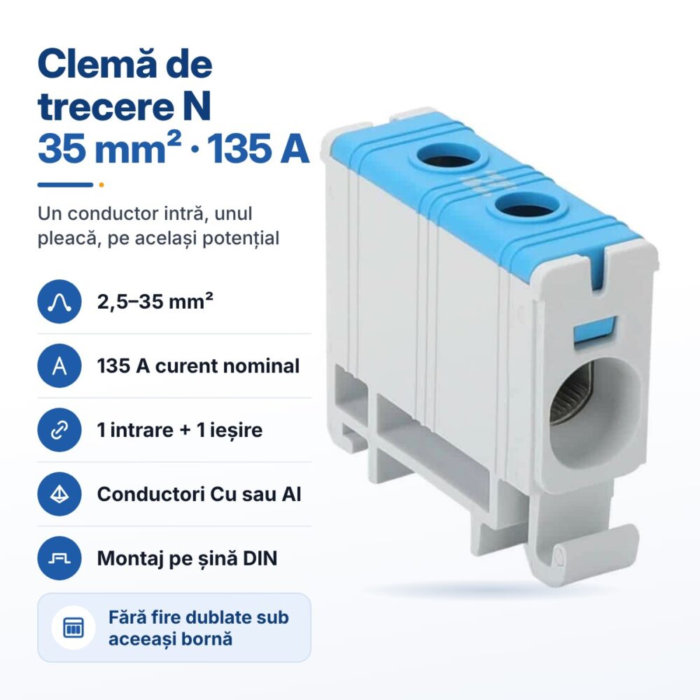 clema fleal 35 1k albastra