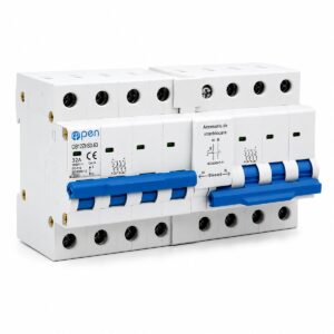 Comutator manual de transfer 4P+4P 32A 1000V cu interblocare OPEN