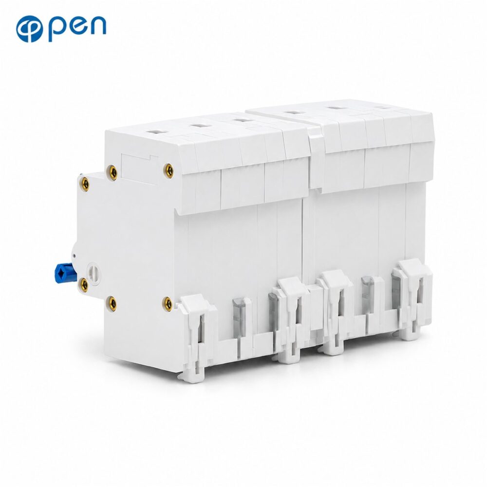 Comutator manual de transfer 4P+4P 32A 1000V cu interblocare OPEN – vedere produs