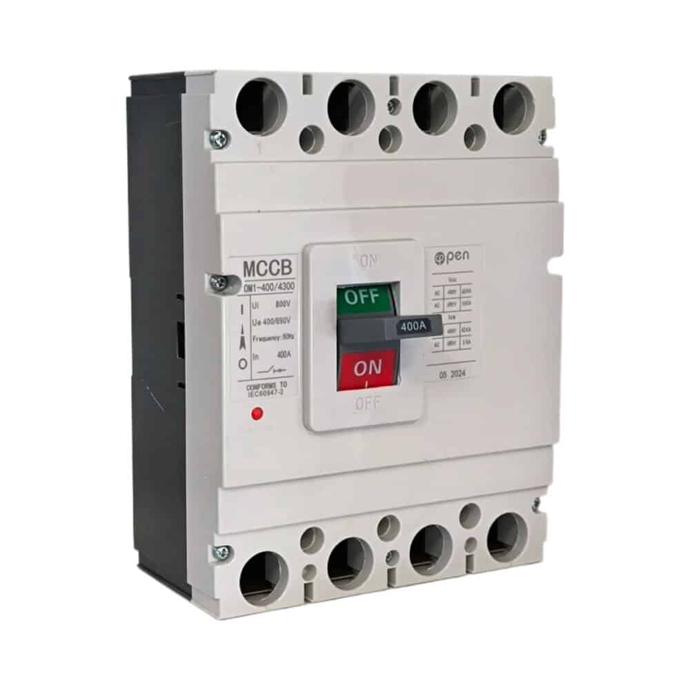 intrerupator mccb 400a 4p open om1