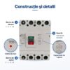 intrerupator mccb 400a 4p open om1