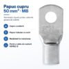 papuc cupru cositorit 50mm2 m8 sc50 8