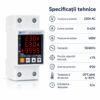 Releu protecție tensiune monofazat 63A OPEN – caracteristici și detalii tehnice