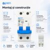 Siguranță automată DC 16A 2 poli 500V OPEN – caracteristici și detalii tehnice