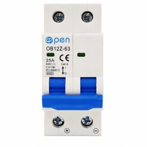 Siguranță automată DC 25A 2 poli 500V OPEN