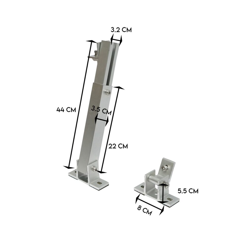 suport reglabil panou picior 44cm