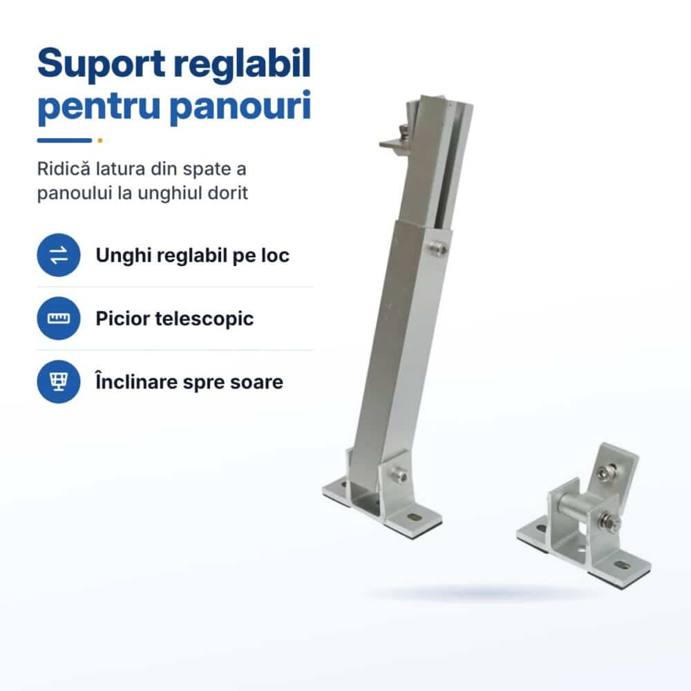 suport reglabil panou picior 44cm