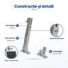 suport reglabil panou picior 44cm